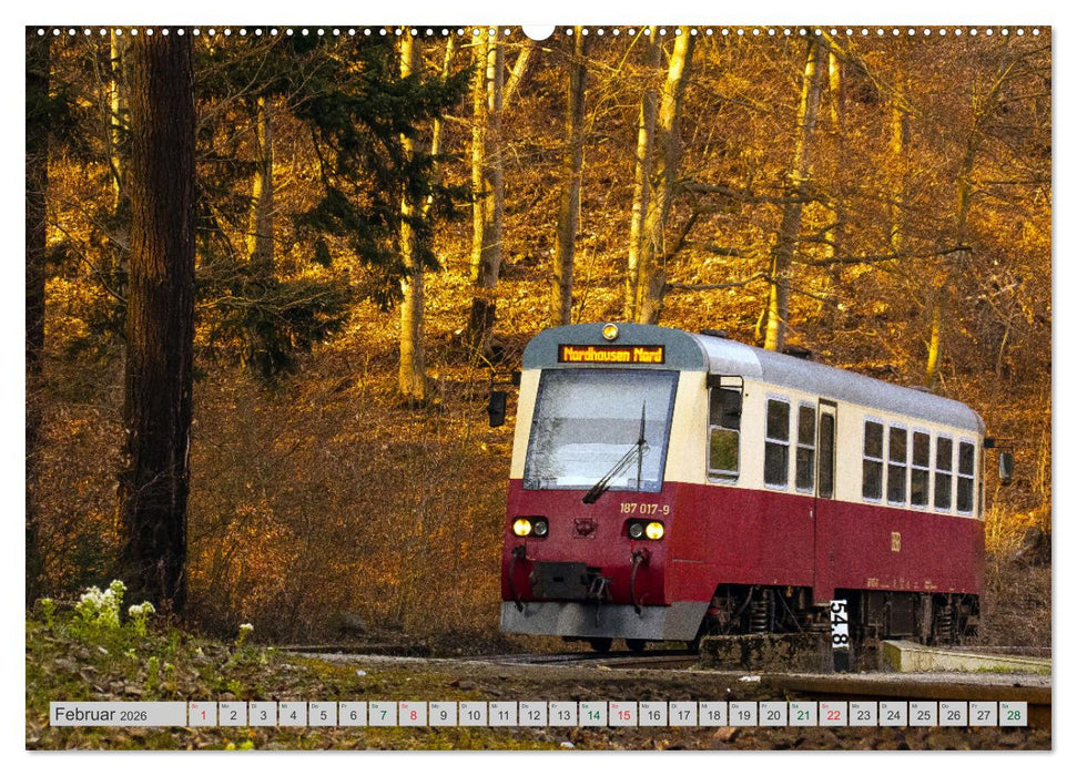 Harzer Dampfmomente (CALVENDO Premium Wandkalender 2026)