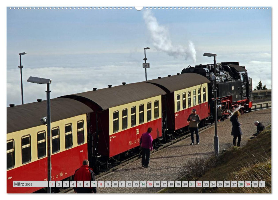 Harzer Dampfmomente (CALVENDO Premium Wandkalender 2026)