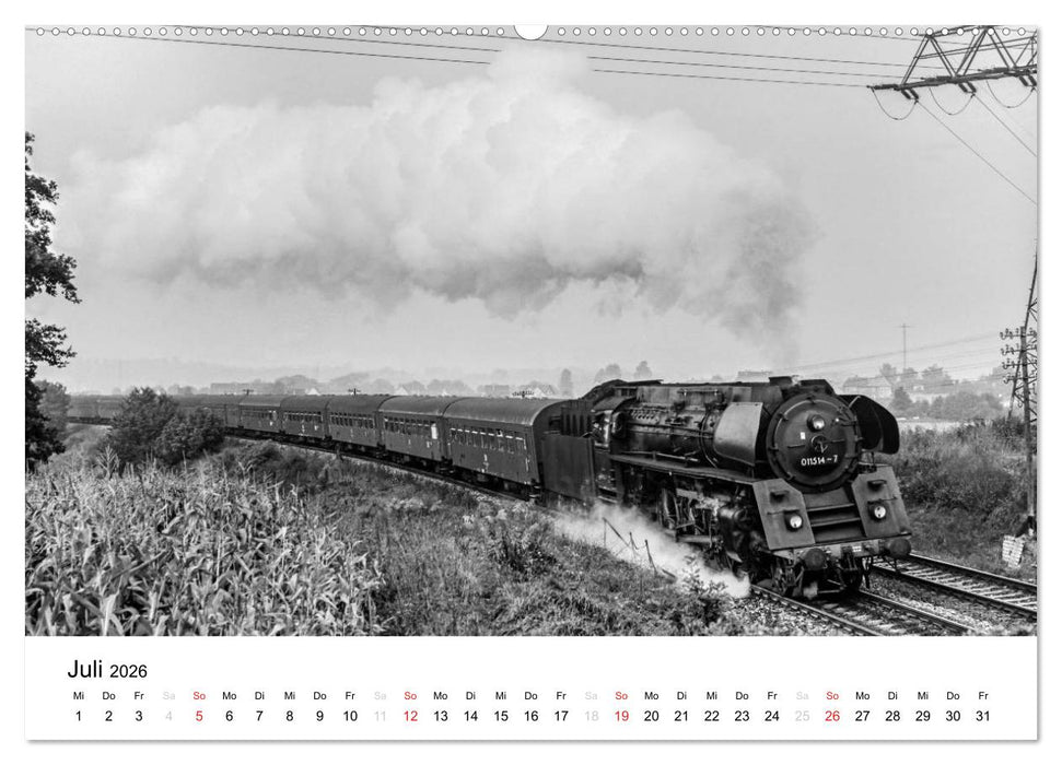 Dampfloks in der DDR (CALVENDO Premium Wandkalender 2026)