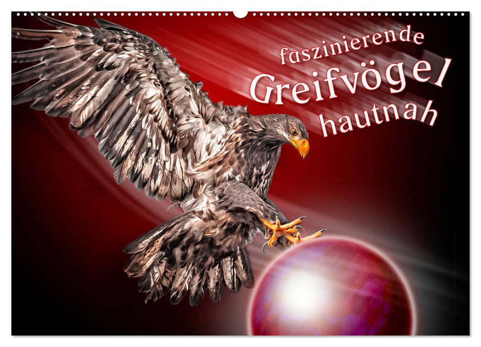 Faszinierende Greifvögel hautnah (CALVENDO Wandkalender 2026)