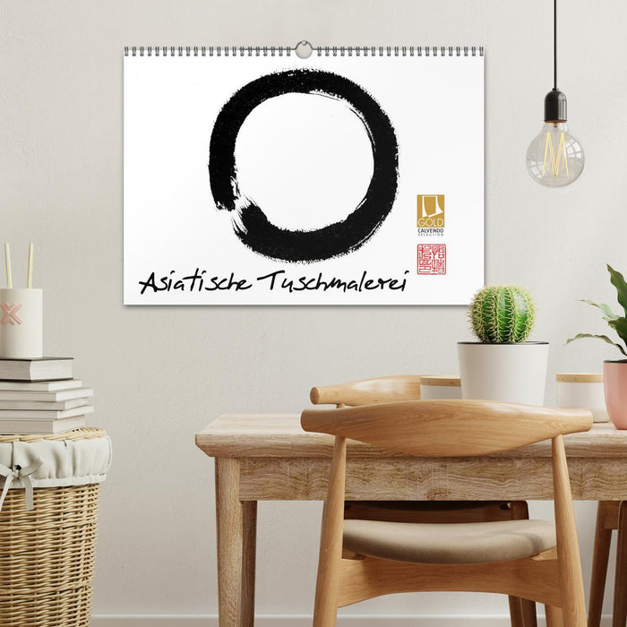 Asiatische Tuschmalerei (CALVENDO Wandkalender 2026)