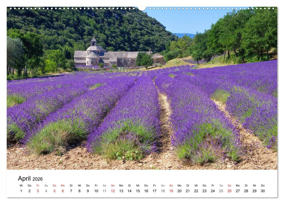 Provence - Zwischen Meer und Alpen (CALVENDO Premium Wandkalender 2026)