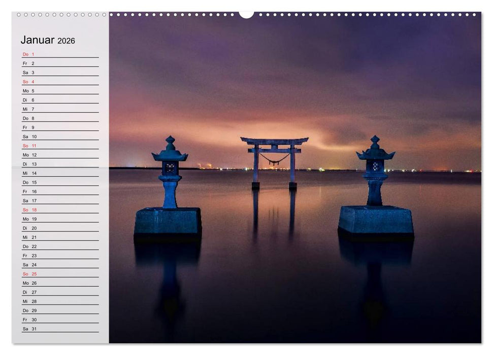 Japan. Im Land der aufgehenden Sonne (CALVENDO Wandkalender 2026)