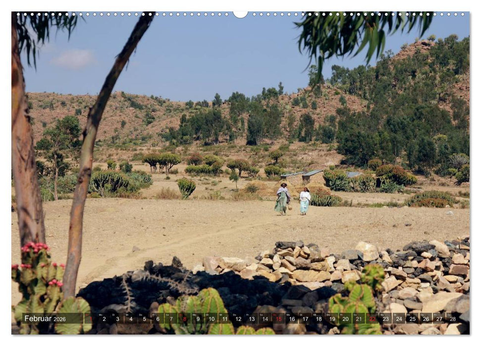 Äthiopien, ursprüngliches Afrika (CALVENDO Wandkalender 2026)