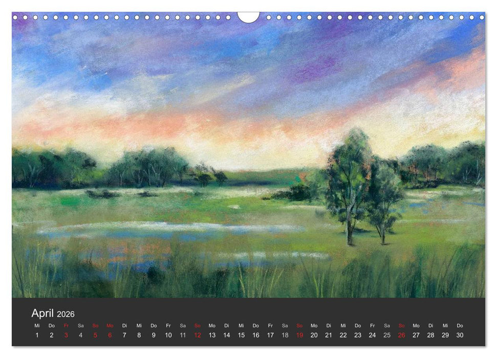 Landschaftspastelle (CALVENDO Wandkalender 2026)