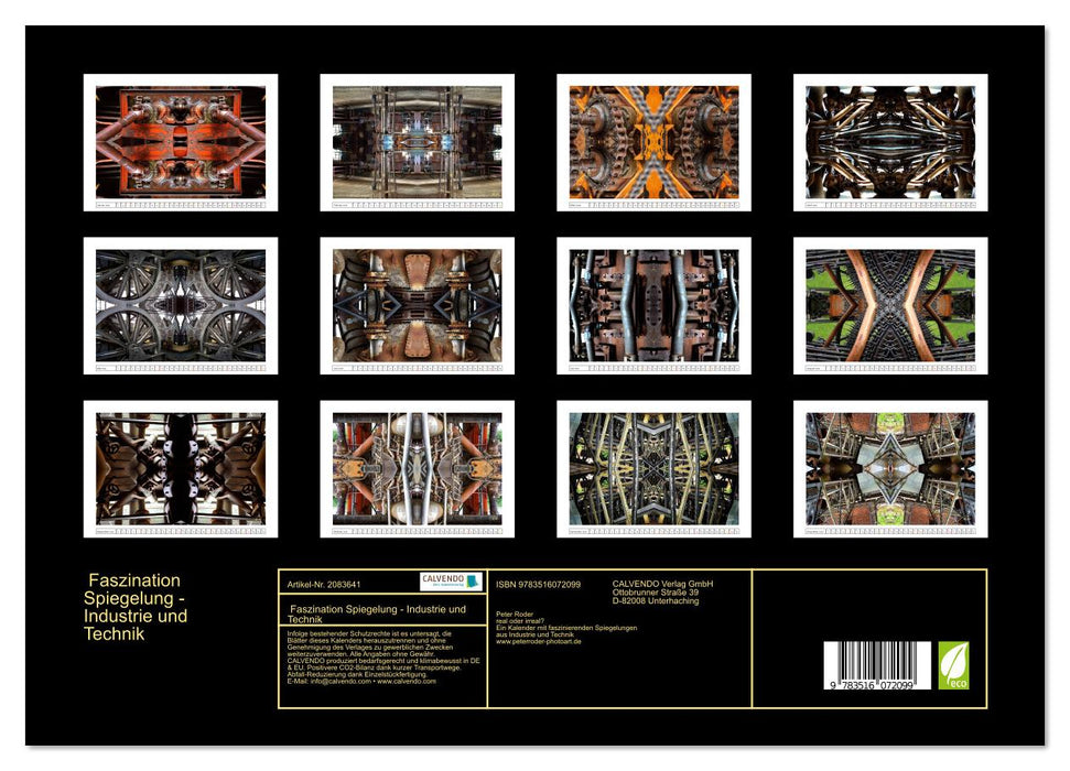Faszination Spiegelung - Industrie und Technik (CALVENDO Premium Wandkalender 2026)