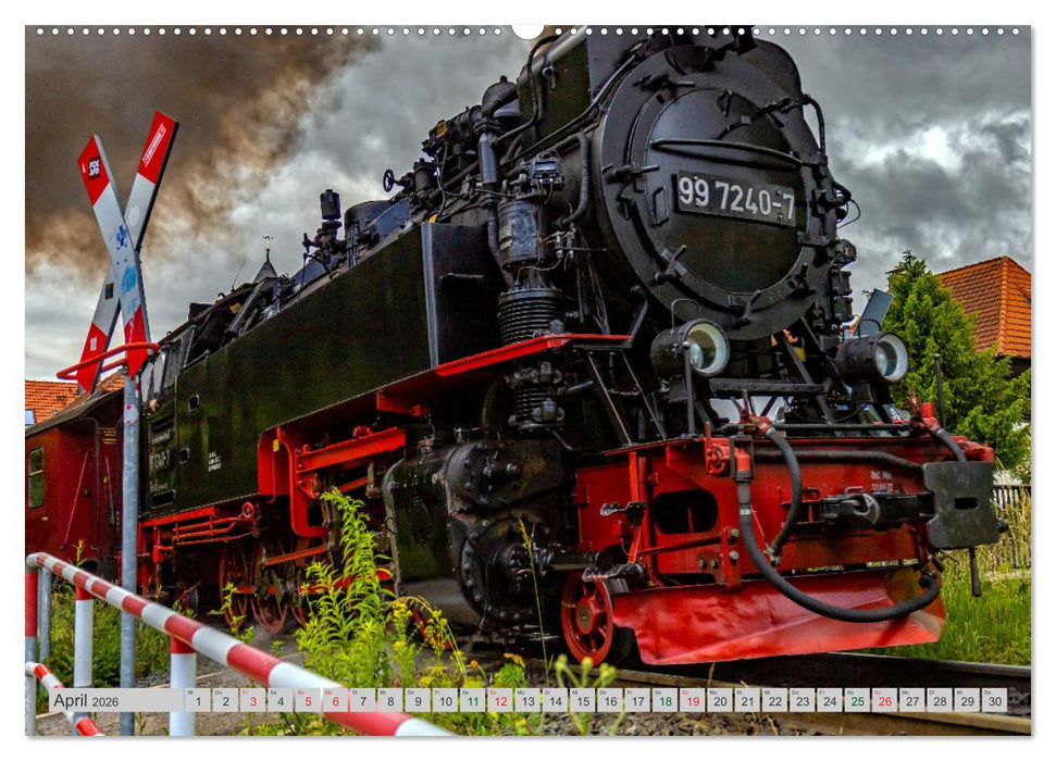 Harzer Dampfmomente (CALVENDO Wandkalender 2026)