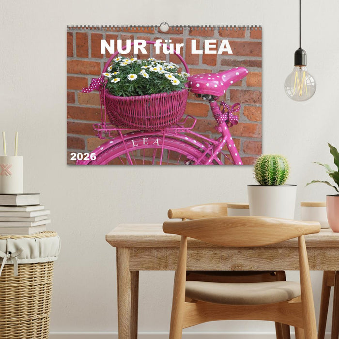 Nur für LEA (CALVENDO Wandkalender 2026)