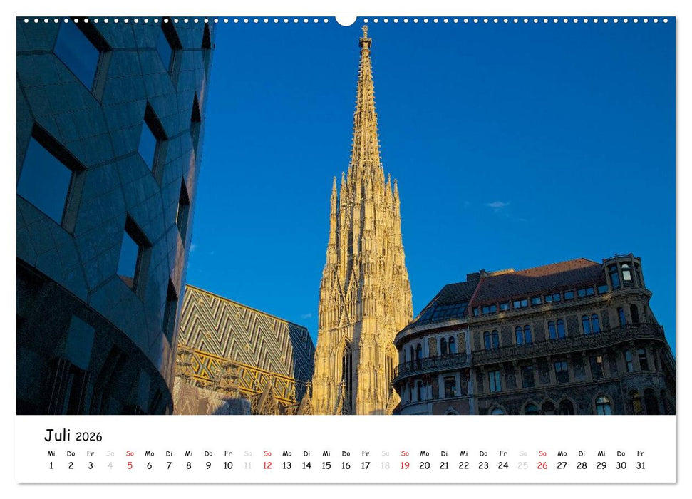 Wiener Eindrücke (CALVENDO Premium Wandkalender 2026)