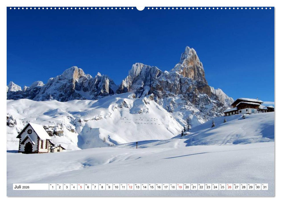 Wintermärchen Landschaften im Schnee (CALVENDO Premium Wandkalender 2026)