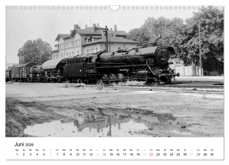 Dampfloks in der DDR (CALVENDO Wandkalender 2026)