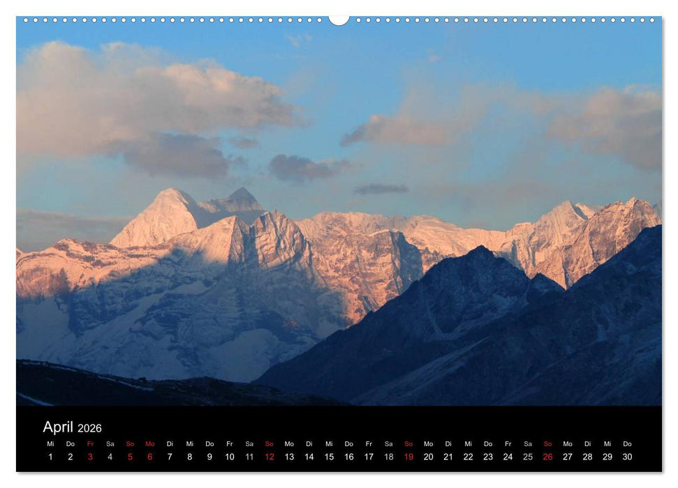 Die schönsten Berge des Khumbu Himal (CALVENDO Premium Wandkalender 2026)