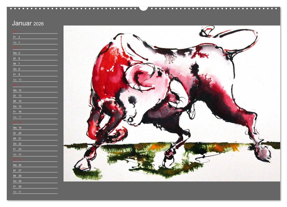 Sternbild Stier (CALVENDO Premium Wandkalender 2026)