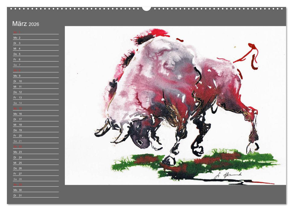 Sternbild Stier (CALVENDO Premium Wandkalender 2026)