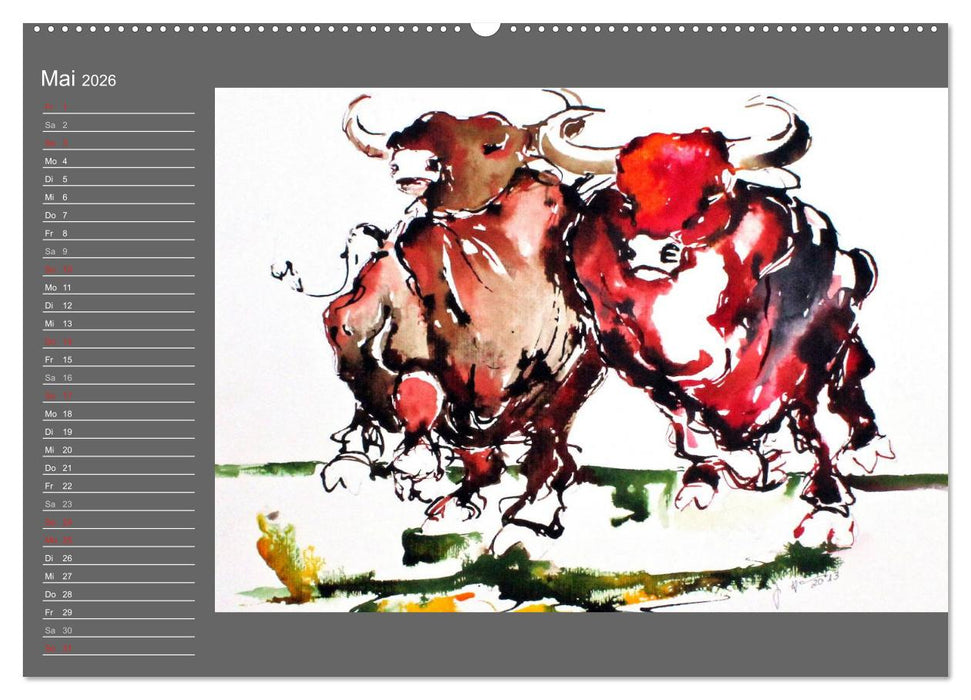 Sternbild Stier (CALVENDO Premium Wandkalender 2026)