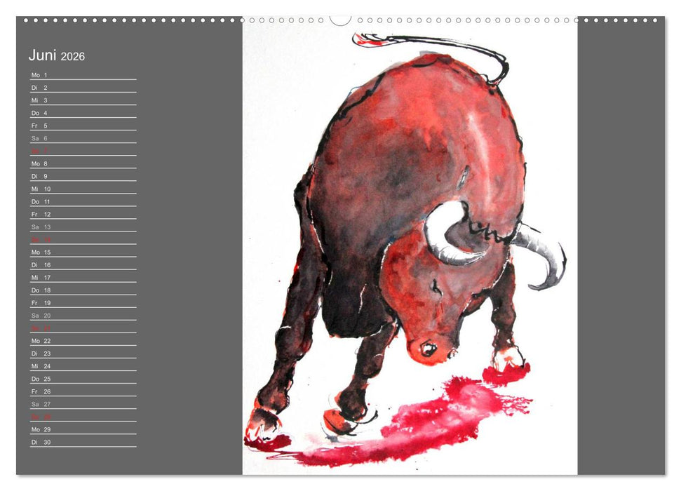 Sternbild Stier (CALVENDO Premium Wandkalender 2026)