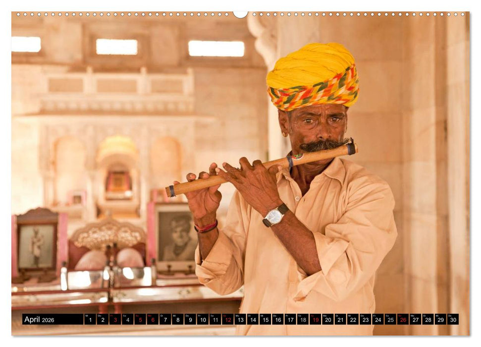 Indien - Rajasthan (CALVENDO Premium Wandkalender 2026)