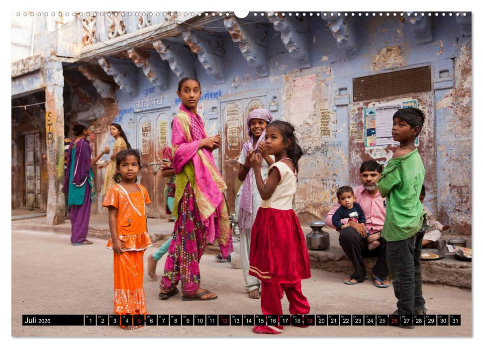 Indien - Rajasthan (CALVENDO Premium Wandkalender 2026)
