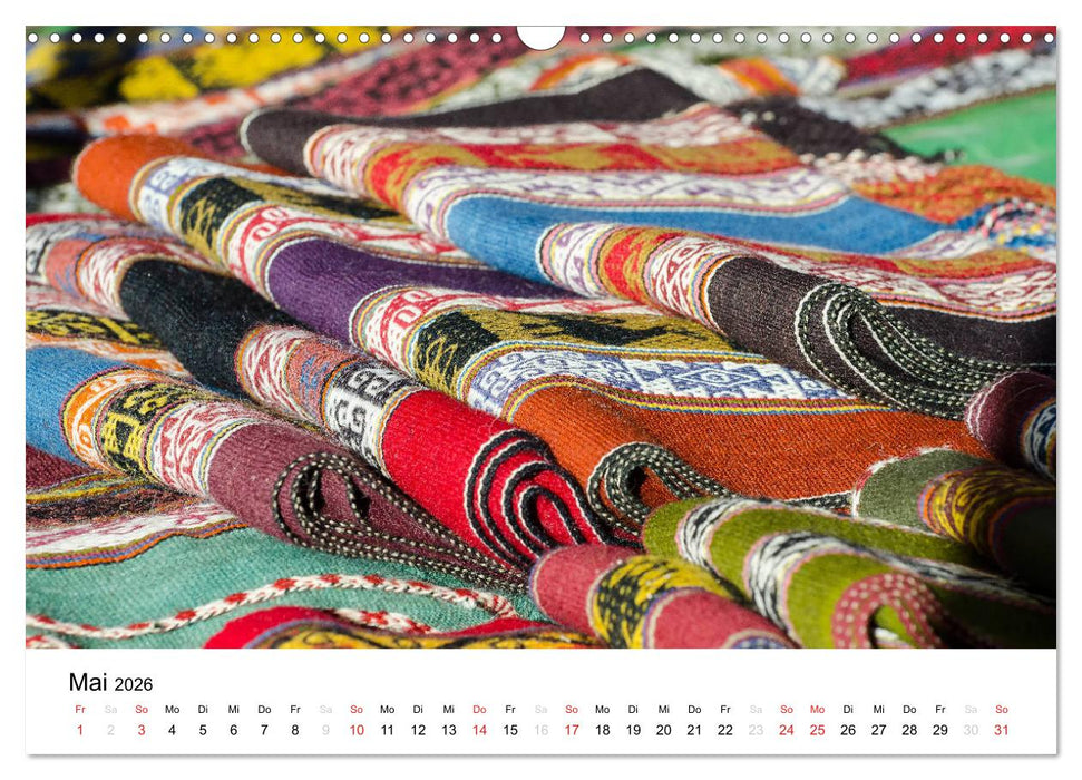 Peru - Land der Inkas und Alpakas (CALVENDO Wandkalender 2026)