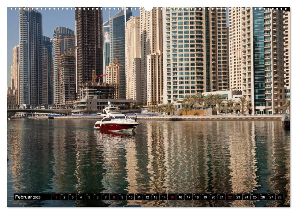 Emirat Dubai (CALVENDO Premium Wandkalender 2026)