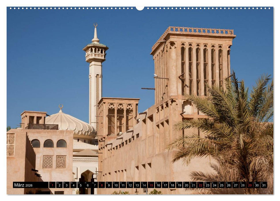 Emirat Dubai (CALVENDO Premium Wandkalender 2026)