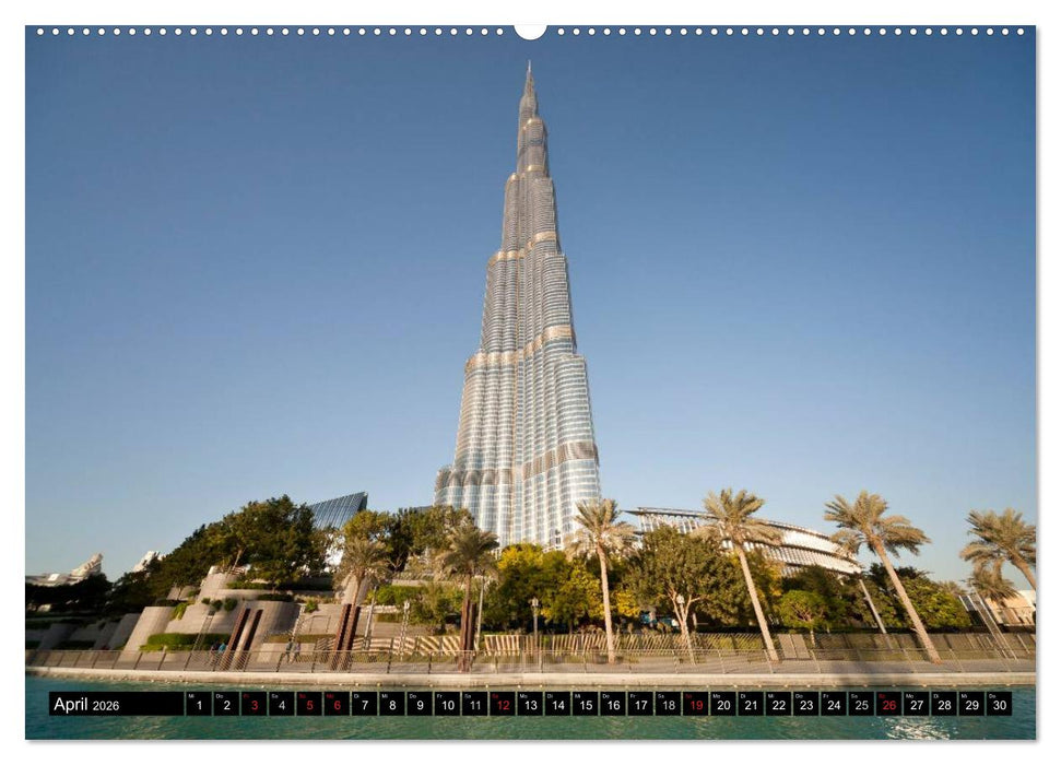 Emirat Dubai (CALVENDO Premium Wandkalender 2026)