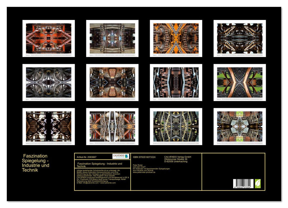 Faszination Spiegelung - Industrie und Technik (CALVENDO Wandkalender 2026)