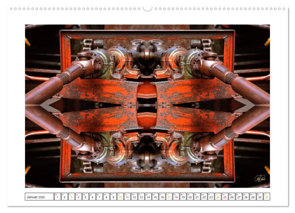 Faszination Spiegelung - Industrie und Technik (CALVENDO Wandkalender 2026)