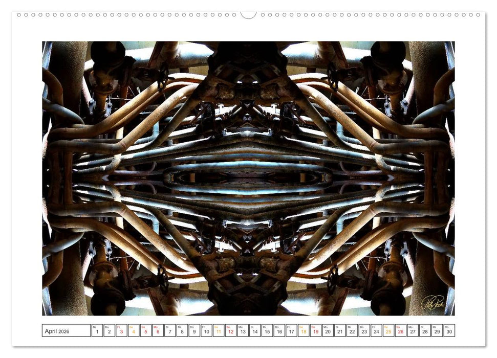 Faszination Spiegelung - Industrie und Technik (CALVENDO Wandkalender 2026)