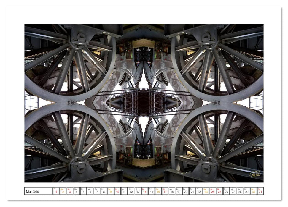 Faszination Spiegelung - Industrie und Technik (CALVENDO Wandkalender 2026)