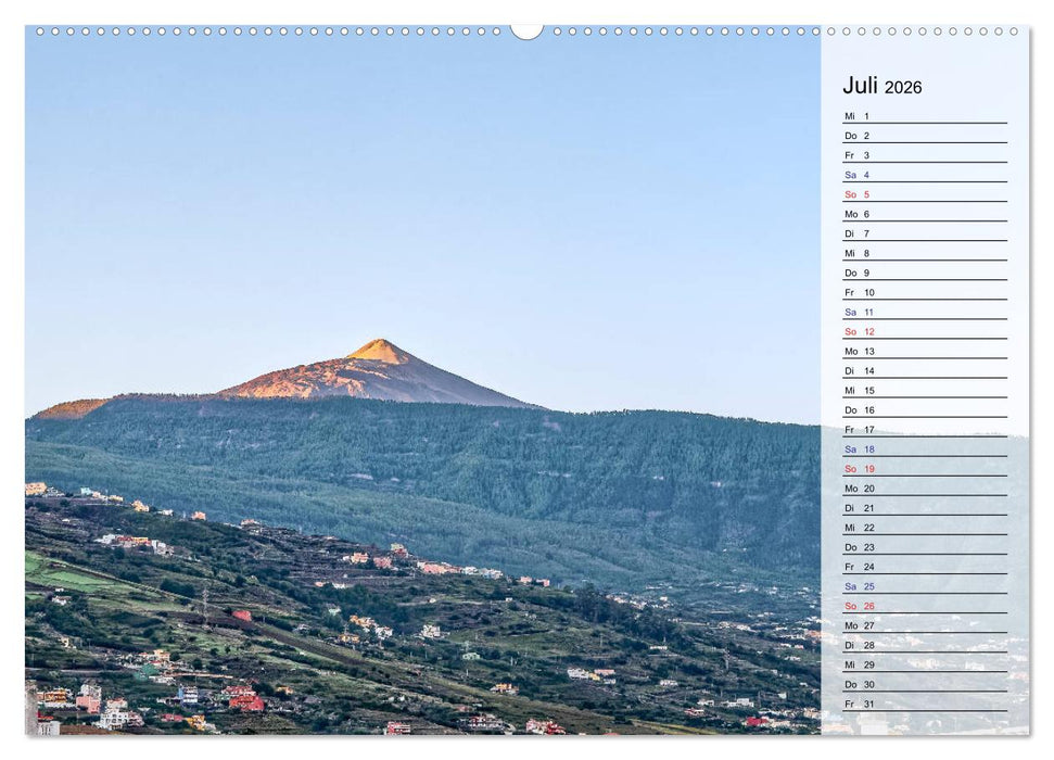 TENERIFFA - Zauberhafte Vulkaninsel (CALVENDO Premium Wandkalender 2026)