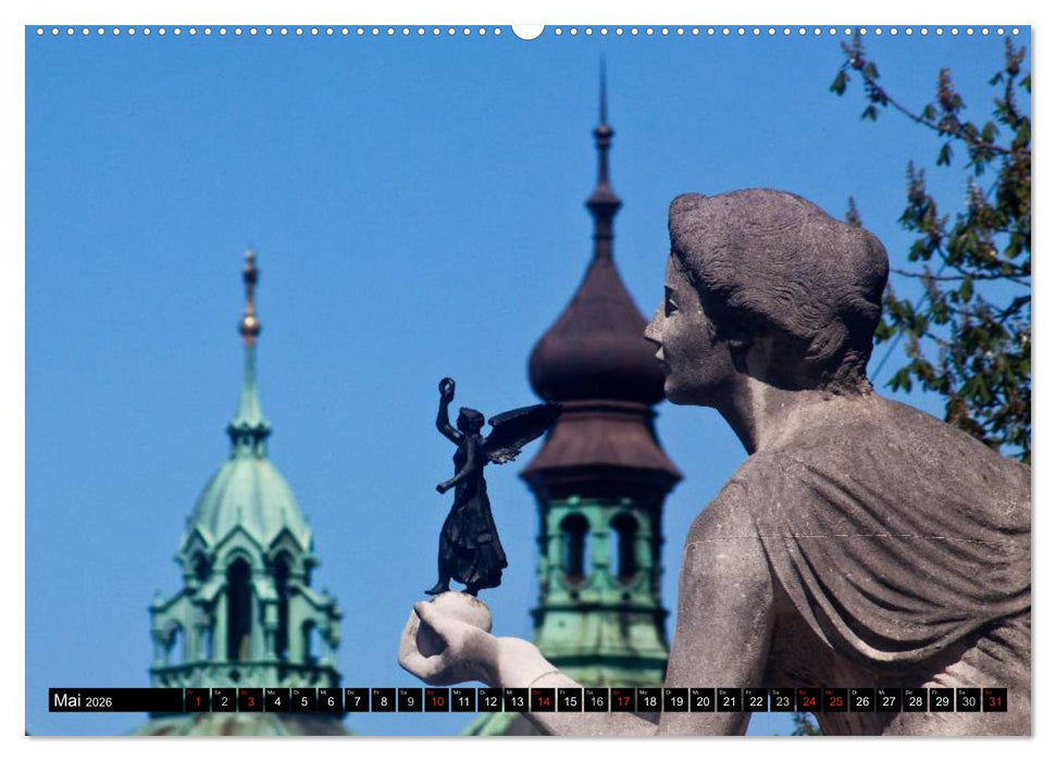 München - Die Schöne (CALVENDO Premium Wandkalender 2026)