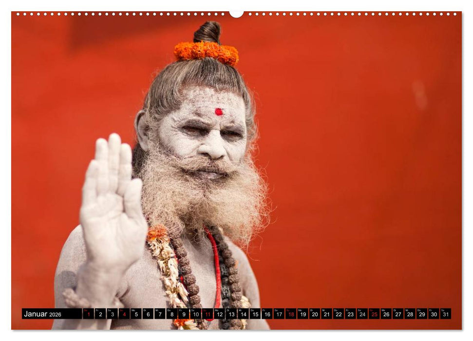 Indien - Varanasi (CALVENDO Wandkalender 2026)