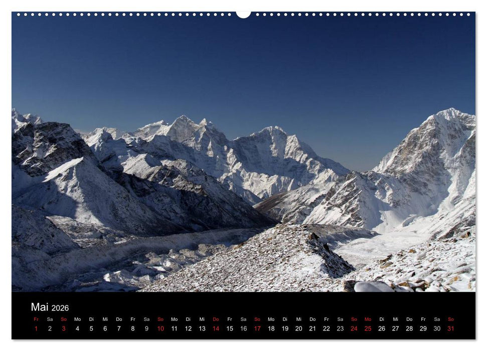 Die schönsten Berge des Khumbu Himal (CALVENDO Wandkalender 2026)