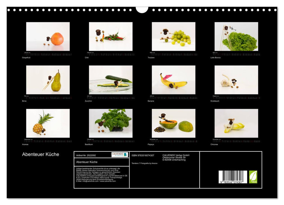 Abenteuer Küche (CALVENDO Wandkalender 2026)