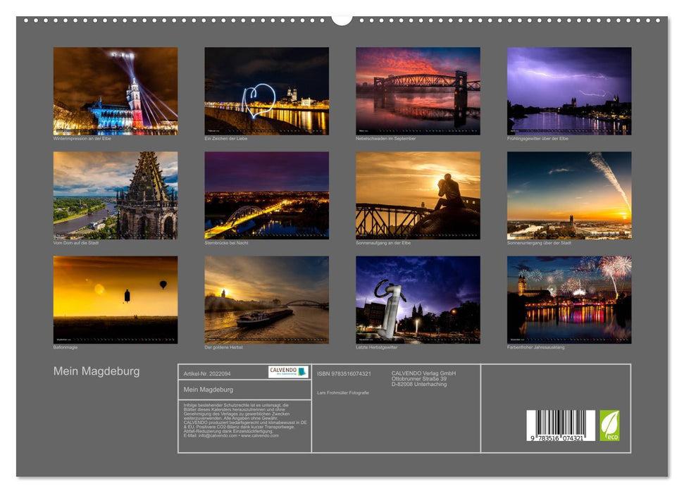 Mein Magdeburg (CALVENDO Premium Wandkalender 2026)