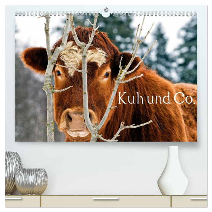 Kuh und Co. (CALVENDO Premium Wandkalender 2026)
