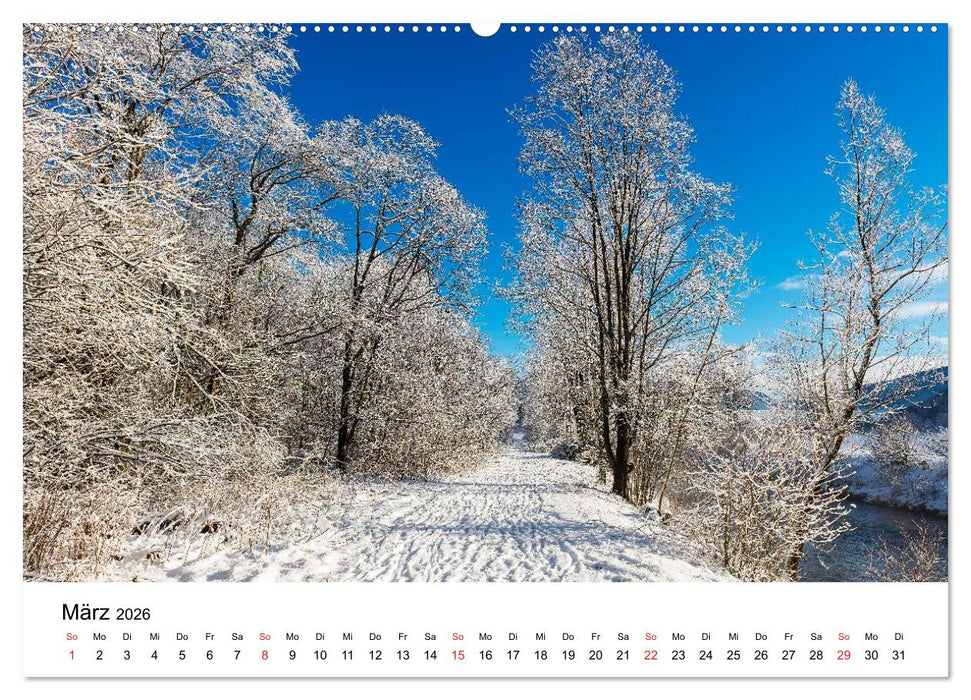 Herrliche Berglandschaften - Impressionen aus Österreich und Bayern (CALVENDO Premium Wandkalender 2026)