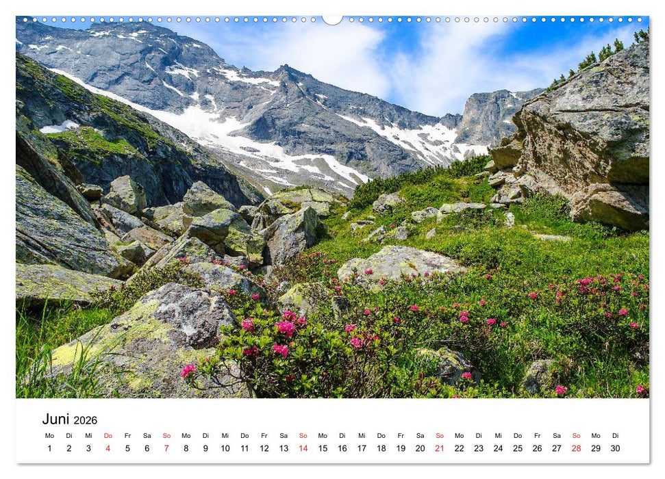 Herrliche Berglandschaften - Impressionen aus Österreich und Bayern (CALVENDO Premium Wandkalender 2026)