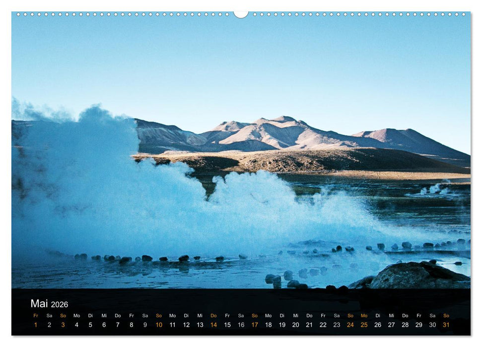 Atacama: Die Wüste im Norden Chiles (CALVENDO Wandkalender 2026)
