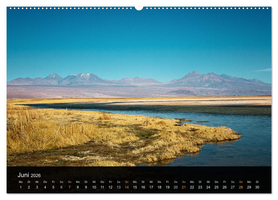 Atacama: Die Wüste im Norden Chiles (CALVENDO Wandkalender 2026)