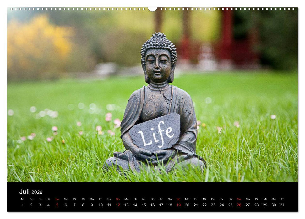 SPIRIT OF ZEN Meditation (CALVENDO Premium Wandkalender 2026)