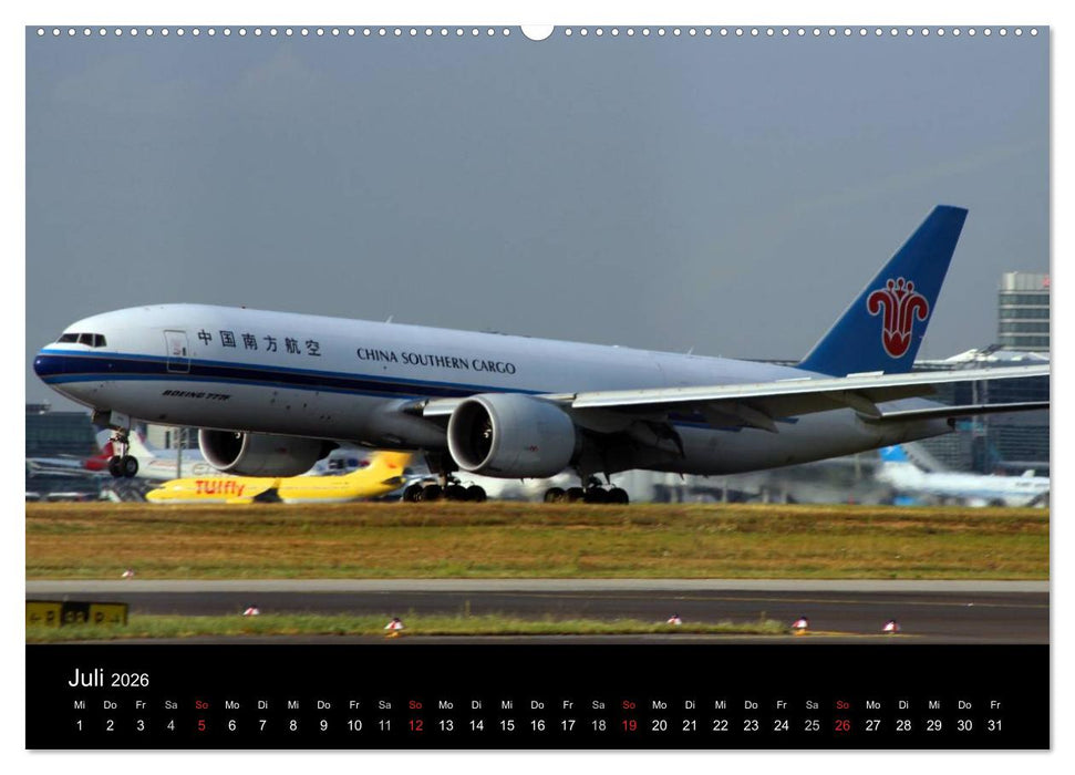 Internationale Frachtflugzeuge (CALVENDO Premium Wandkalender 2026)