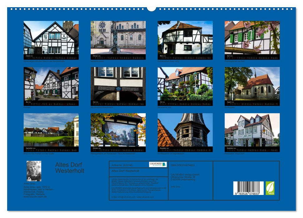 Altes Dorf Westerholt (CALVENDO Premium Wandkalender 2026)