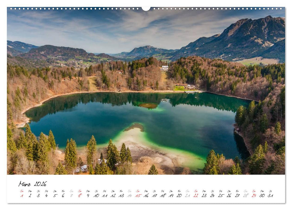 Oberallgäuer Landschaft (CALVENDO Premium Wandkalender 2026)