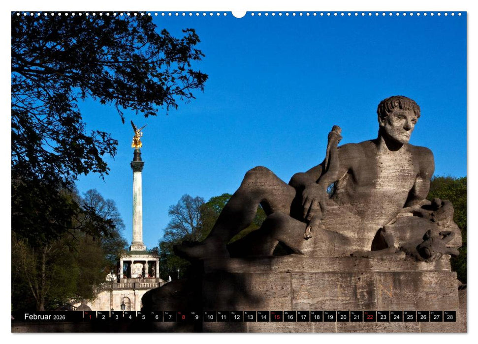 München - Die Schöne (CALVENDO Wandkalender 2026)