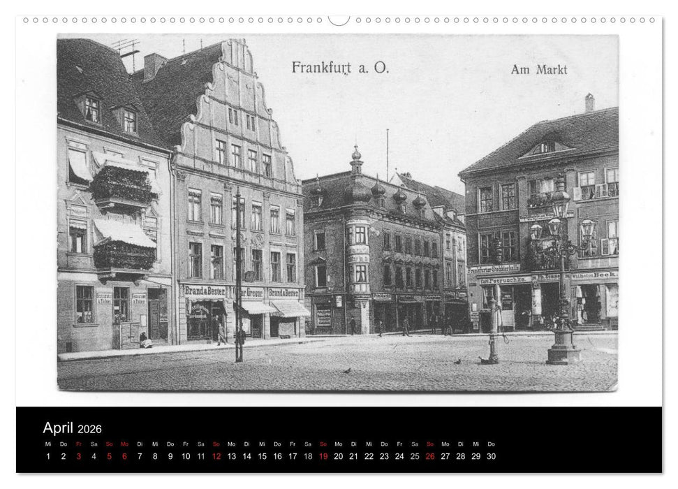 FFO-Geschichten. Historische Ansichtskarten aus Frankfurt (Oder) (CALVENDO Premium Wandkalender 2026)