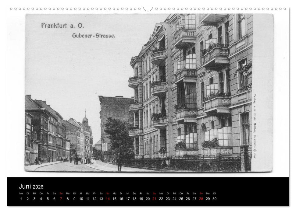 FFO-Geschichten. Historische Ansichtskarten aus Frankfurt (Oder) (CALVENDO Premium Wandkalender 2026)
