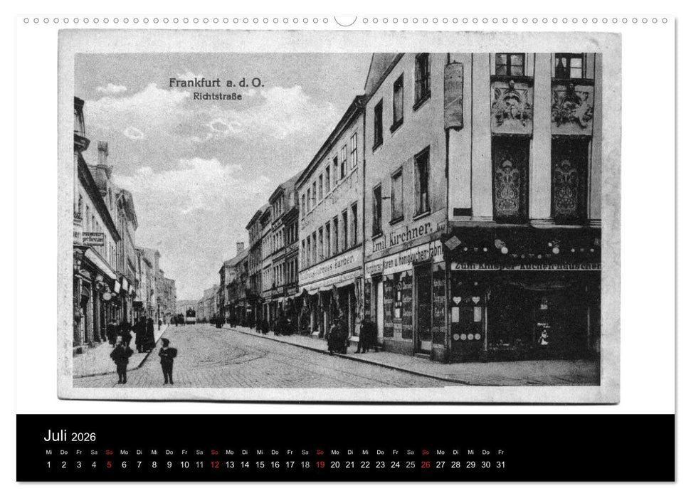 FFO-Geschichten. Historische Ansichtskarten aus Frankfurt (Oder) (CALVENDO Premium Wandkalender 2026)