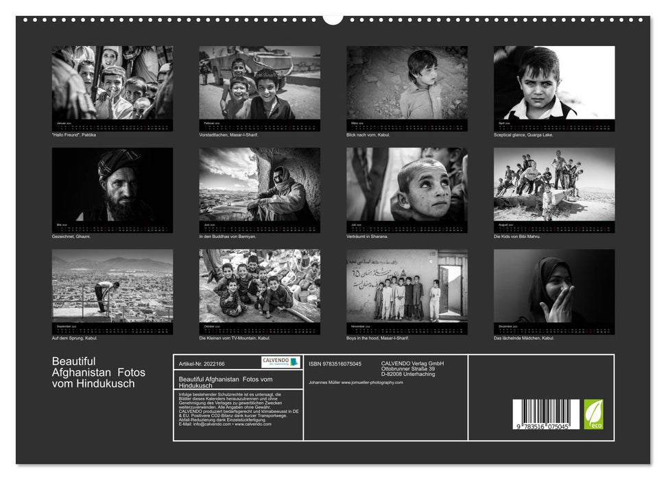 Beautiful Afghanistan Fotos vom Hindukusch (CALVENDO Premium Wandkalender 2026)